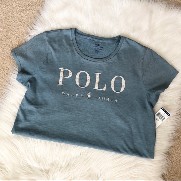 NWT Polo Ralph Lauren Embroidered T-Shirt - Picture 2 of 3